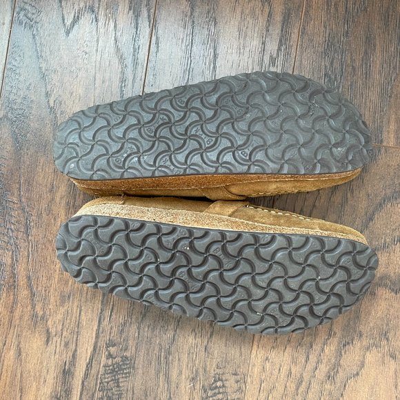 Birkenstock Brown Suede Mules - Picture 4 of 7